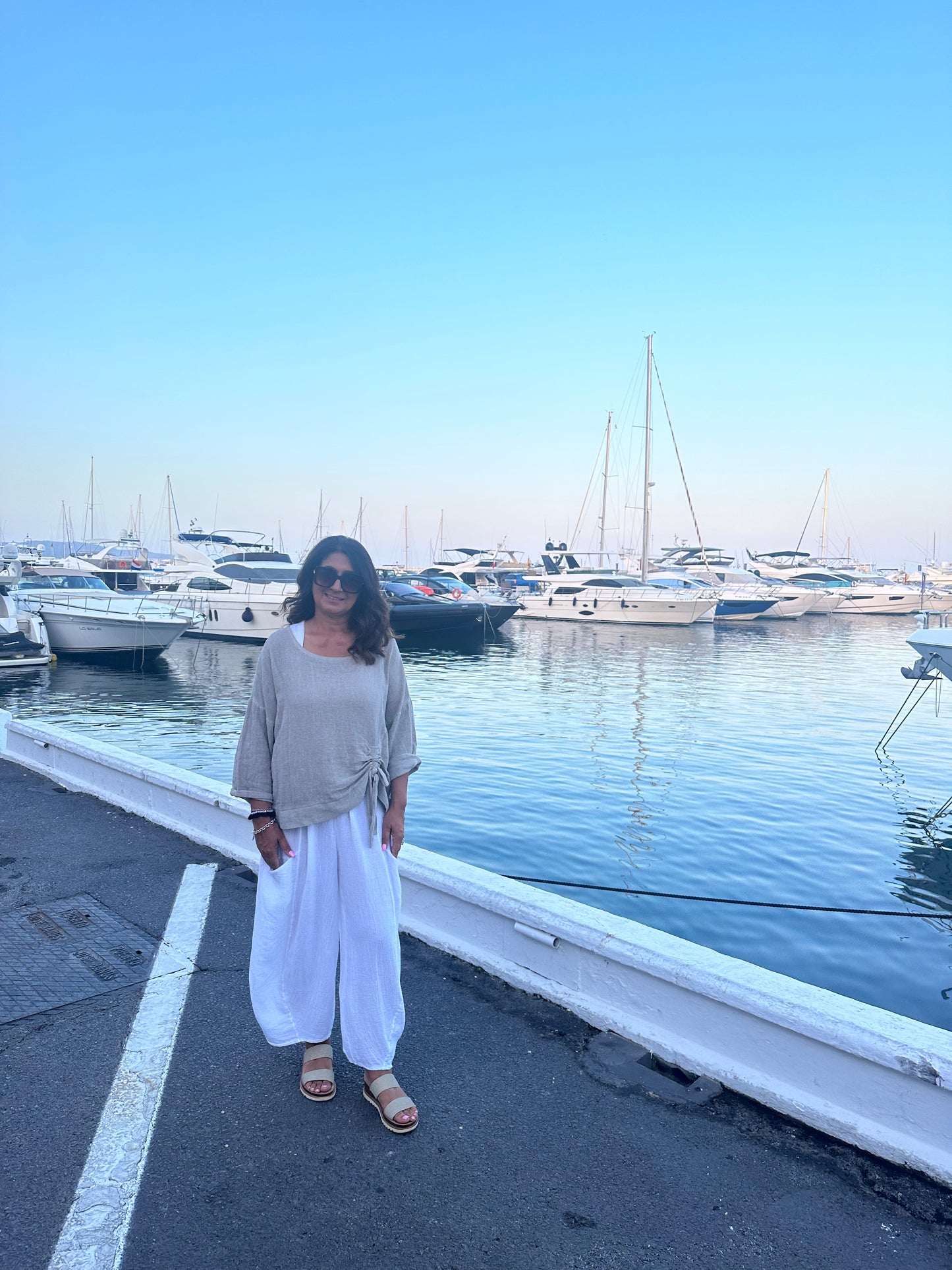 The Gaby Ruched Tie Top