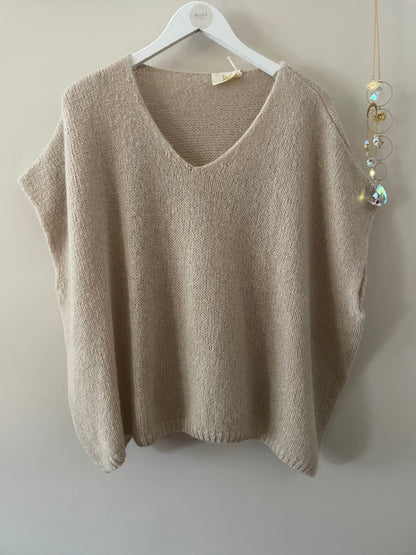 Darcy Oversized Mohair Blend Tank Top.