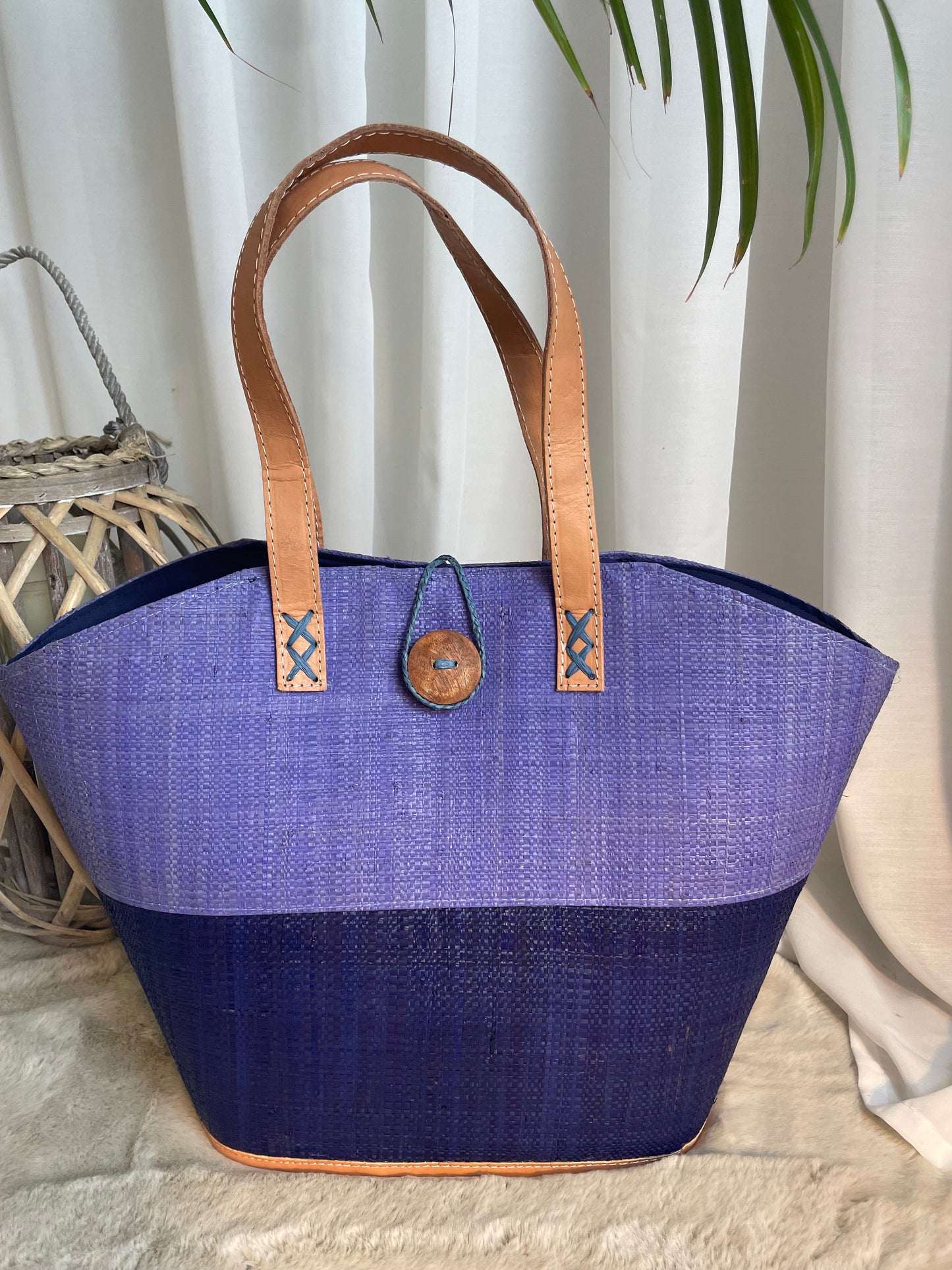 The Primrose Raffia Basket.