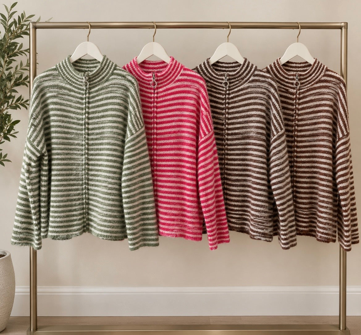 The Fenty Zip Up Cardigan.