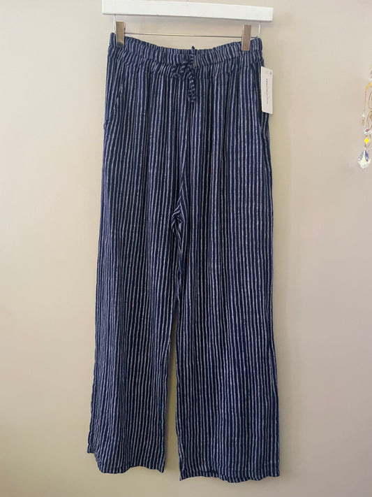 The Maya Cotton Stripe Trousers