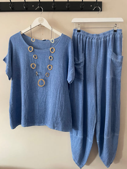Gaby Two Piece Balloon Trouser Set.