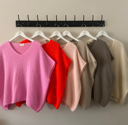 Darcy Oversized Mohair Blend Tank Top.