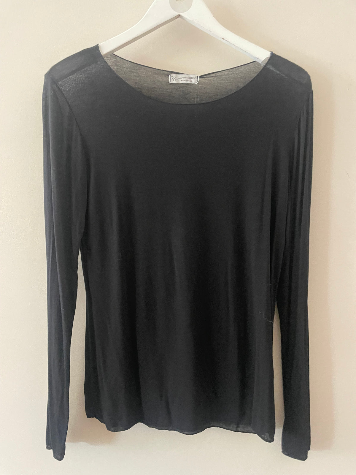 Cashmere Blend Layering Top.