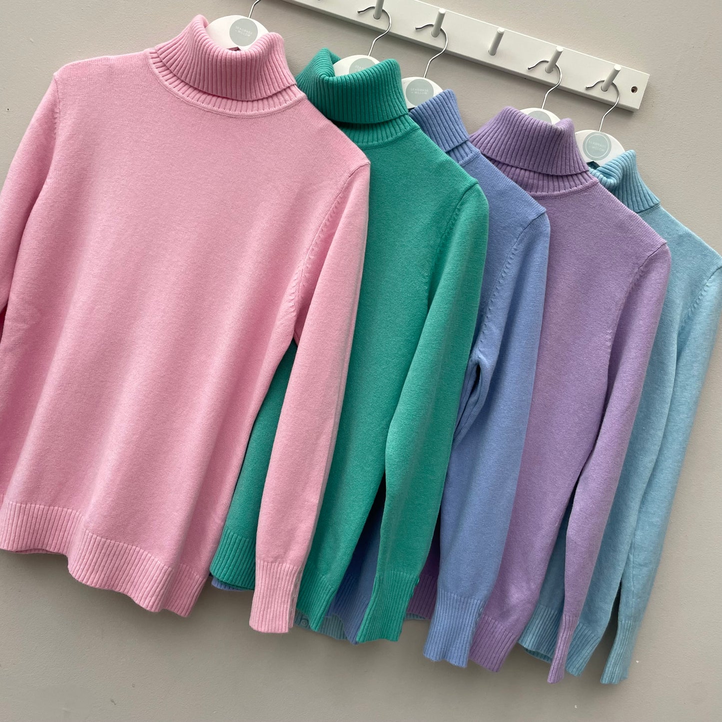 The Sophia Pastel Polo Knit.