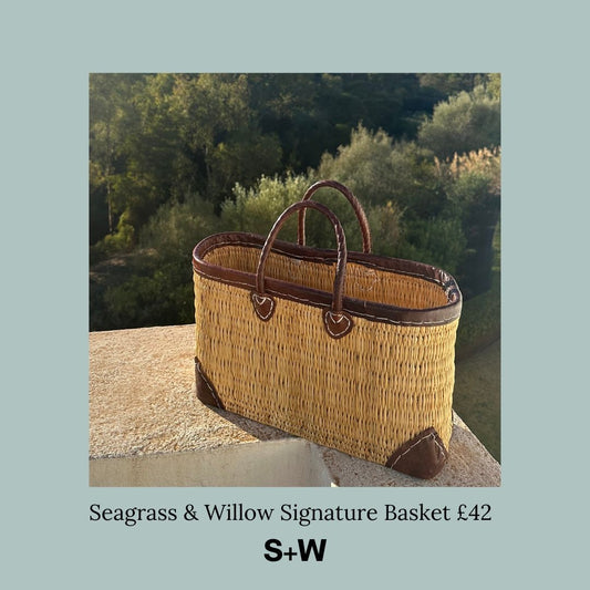 The Seagrass & Willow Signature Basket.