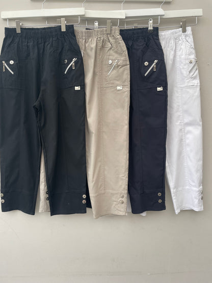 Cherry Capri Trousers