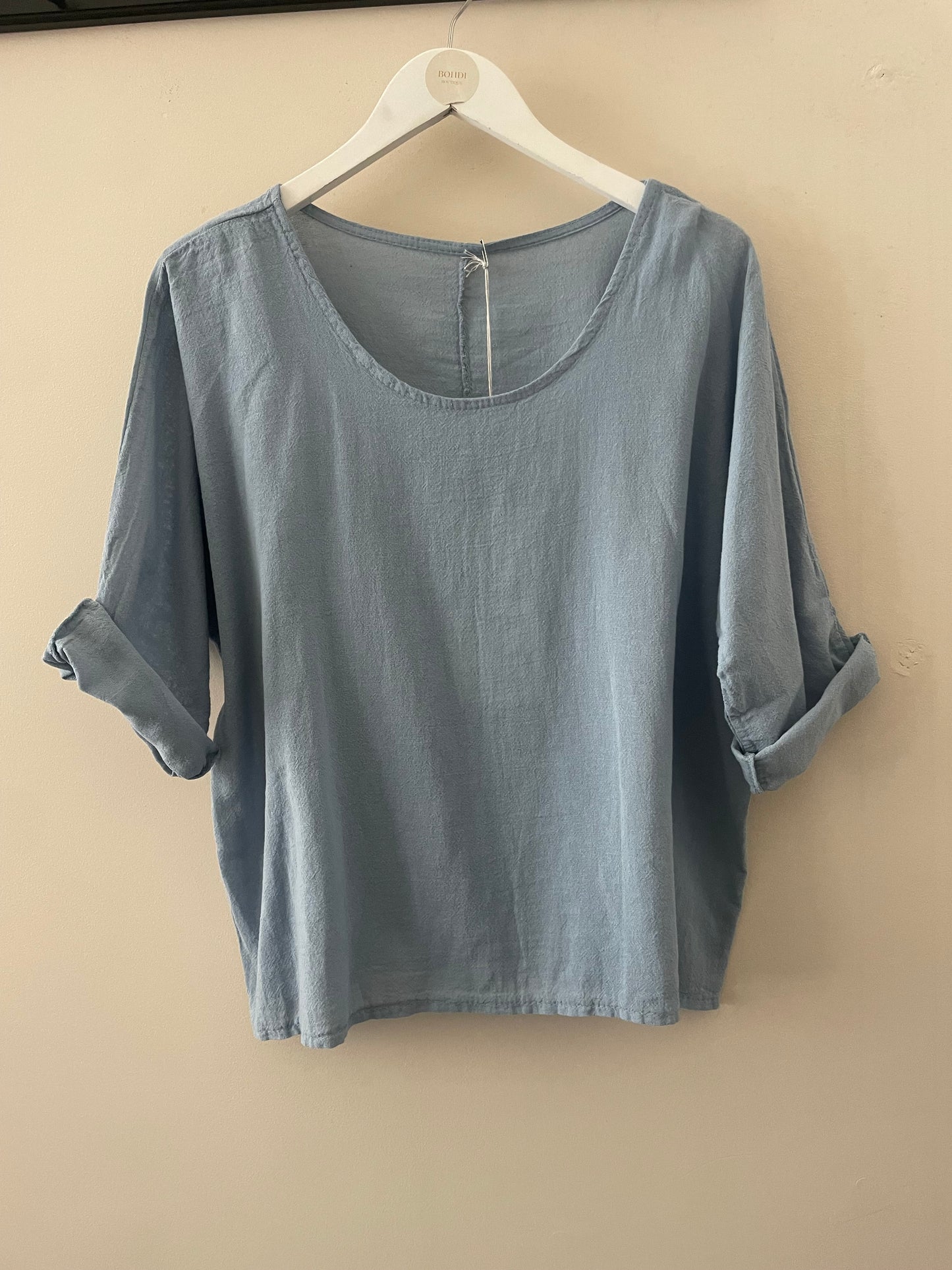 The Lexi Linen/Cotton Mix Top