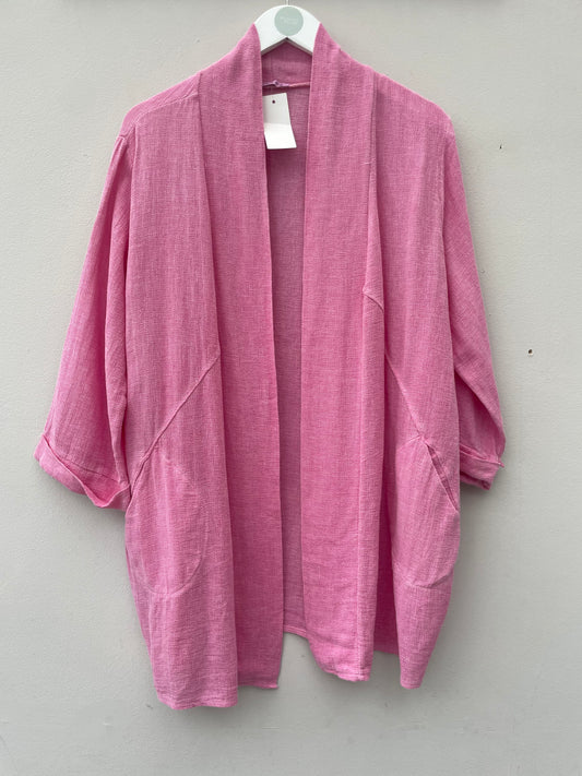 Gaby Washed Linen Cotton Mix Jacket.