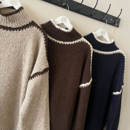 The Molly Overstitched Knit.