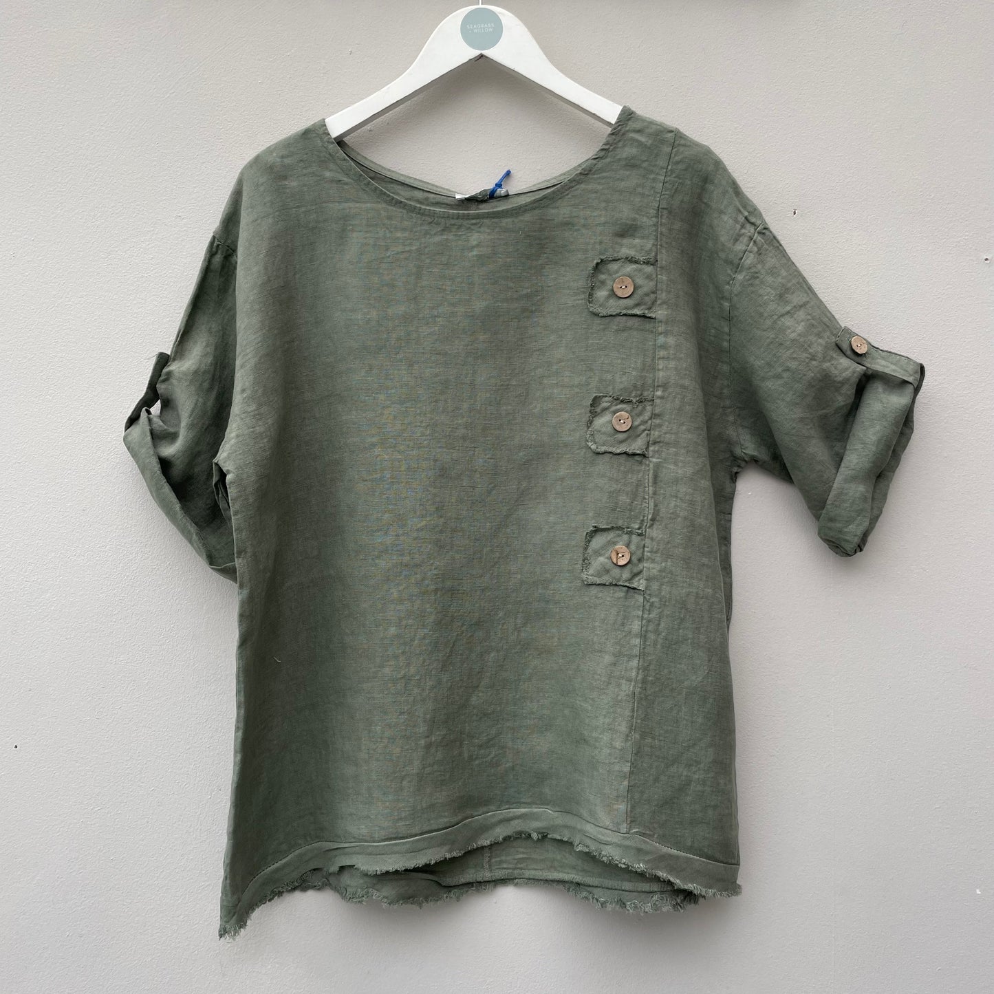 The Stella Linen Top