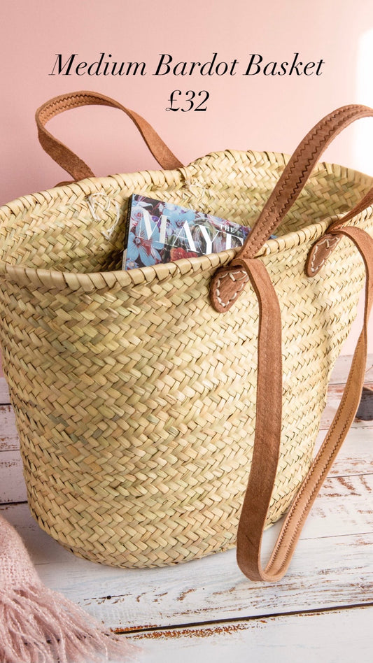 Medium Bardot Double Handle Basket