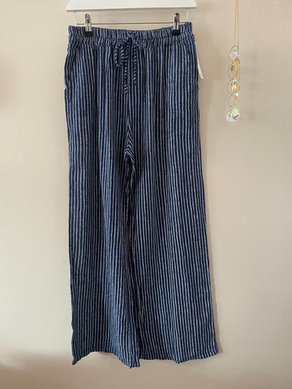 The Maya Cotton Stripe Trousers