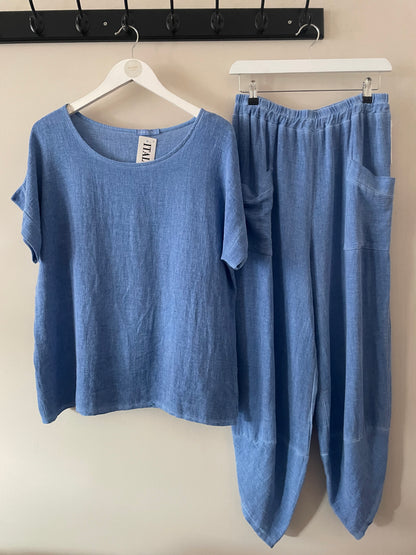 Gaby Two Piece Balloon Trouser Set.