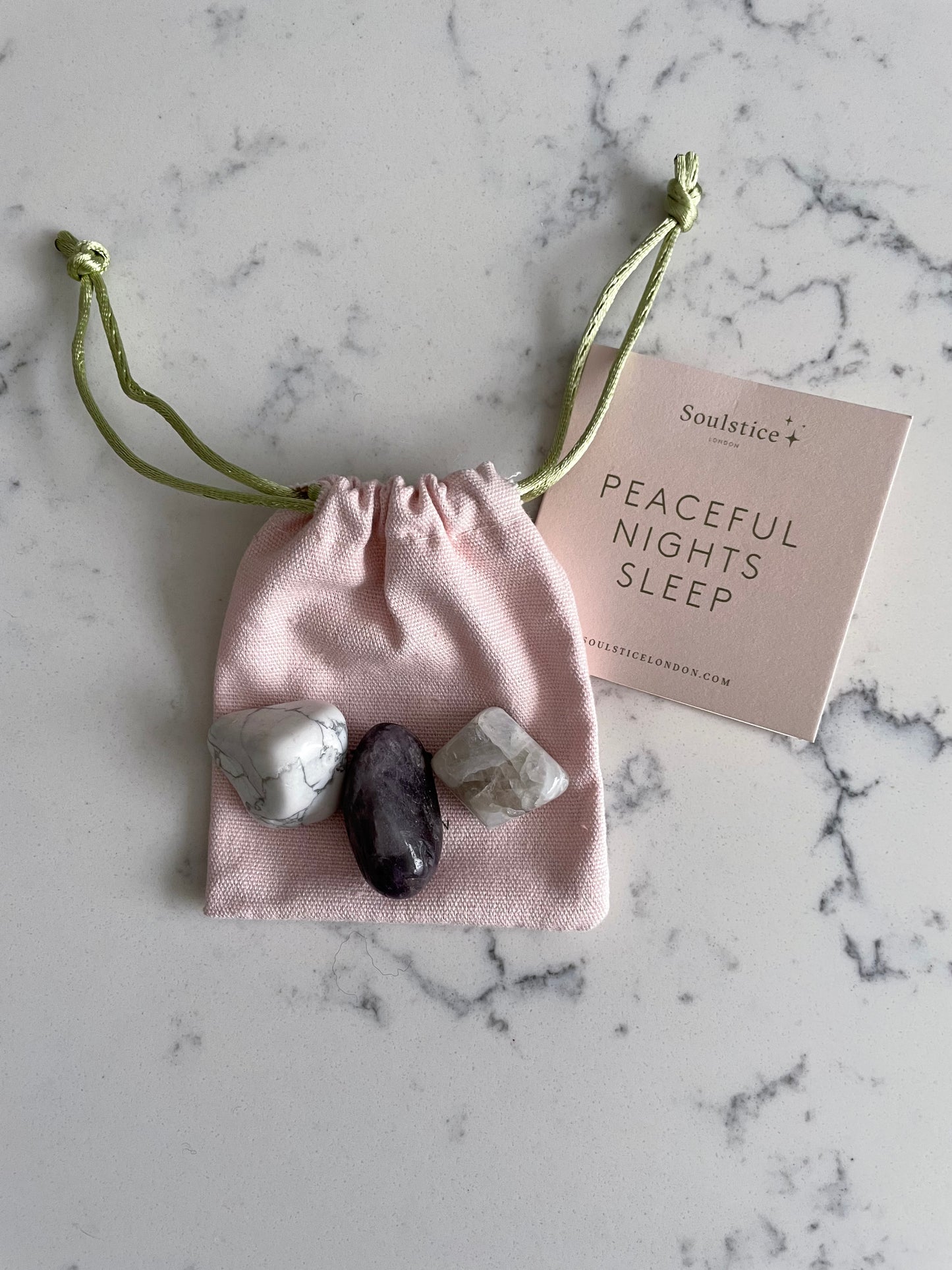 Peaceful Nights Sleep Crystal Pouch