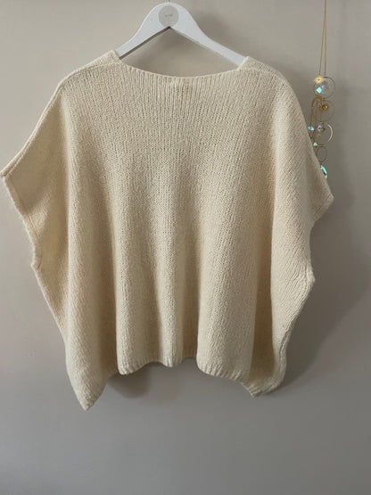 Darcy Oversized Mohair Blend Tank Top.