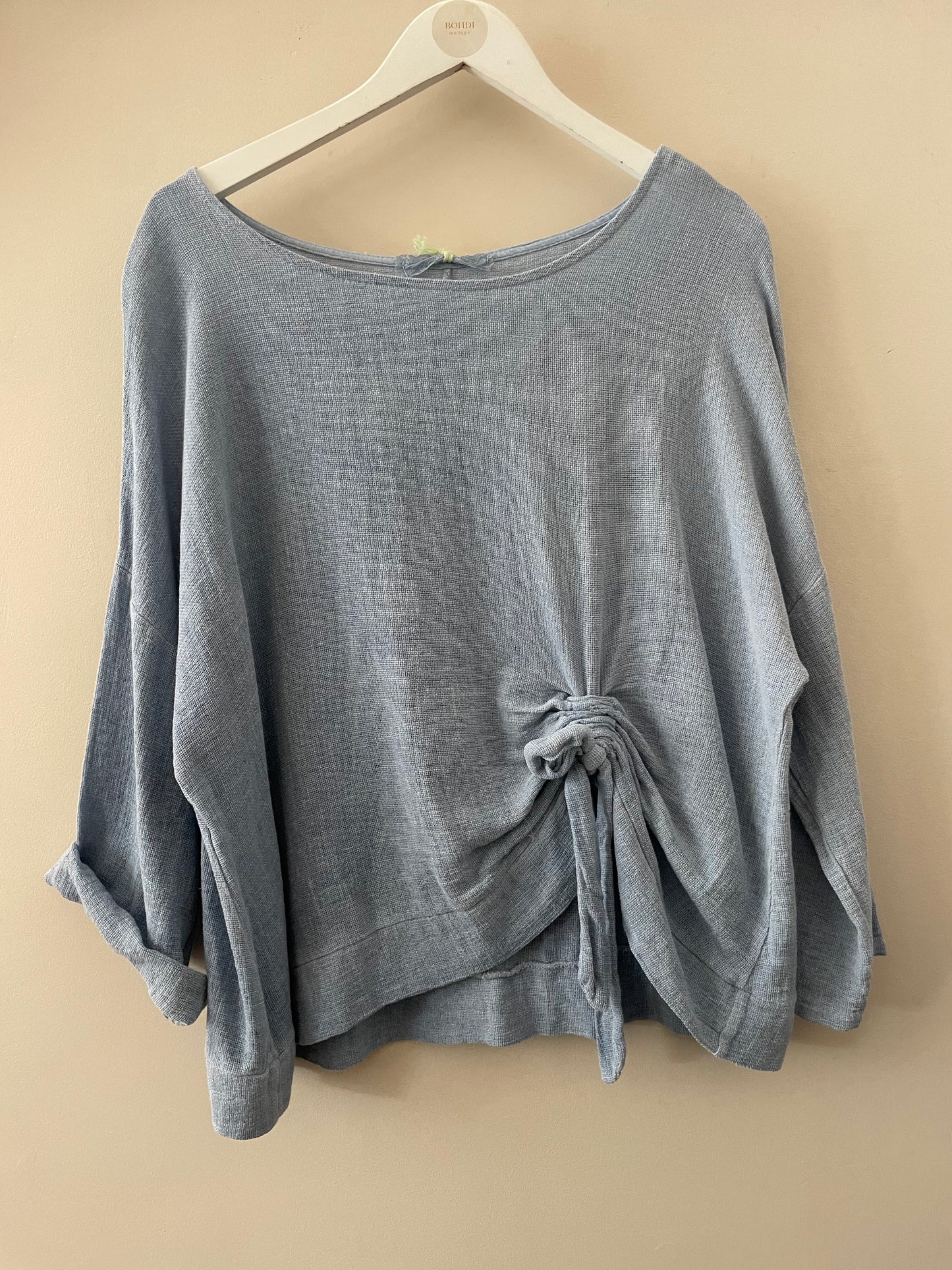 The Gaby Ruched Tie Top
