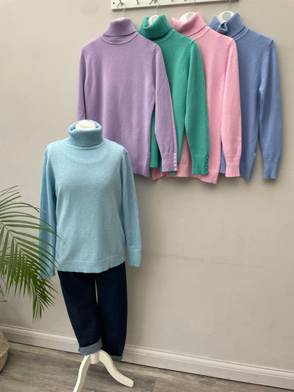 The Sophia Pastel Polo Knit.