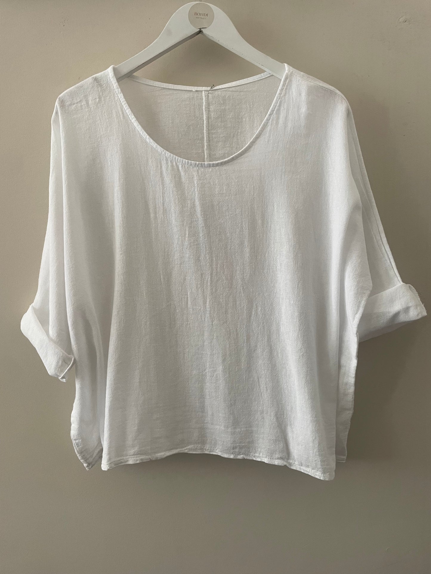 The Lexi Linen/Cotton Mix Top