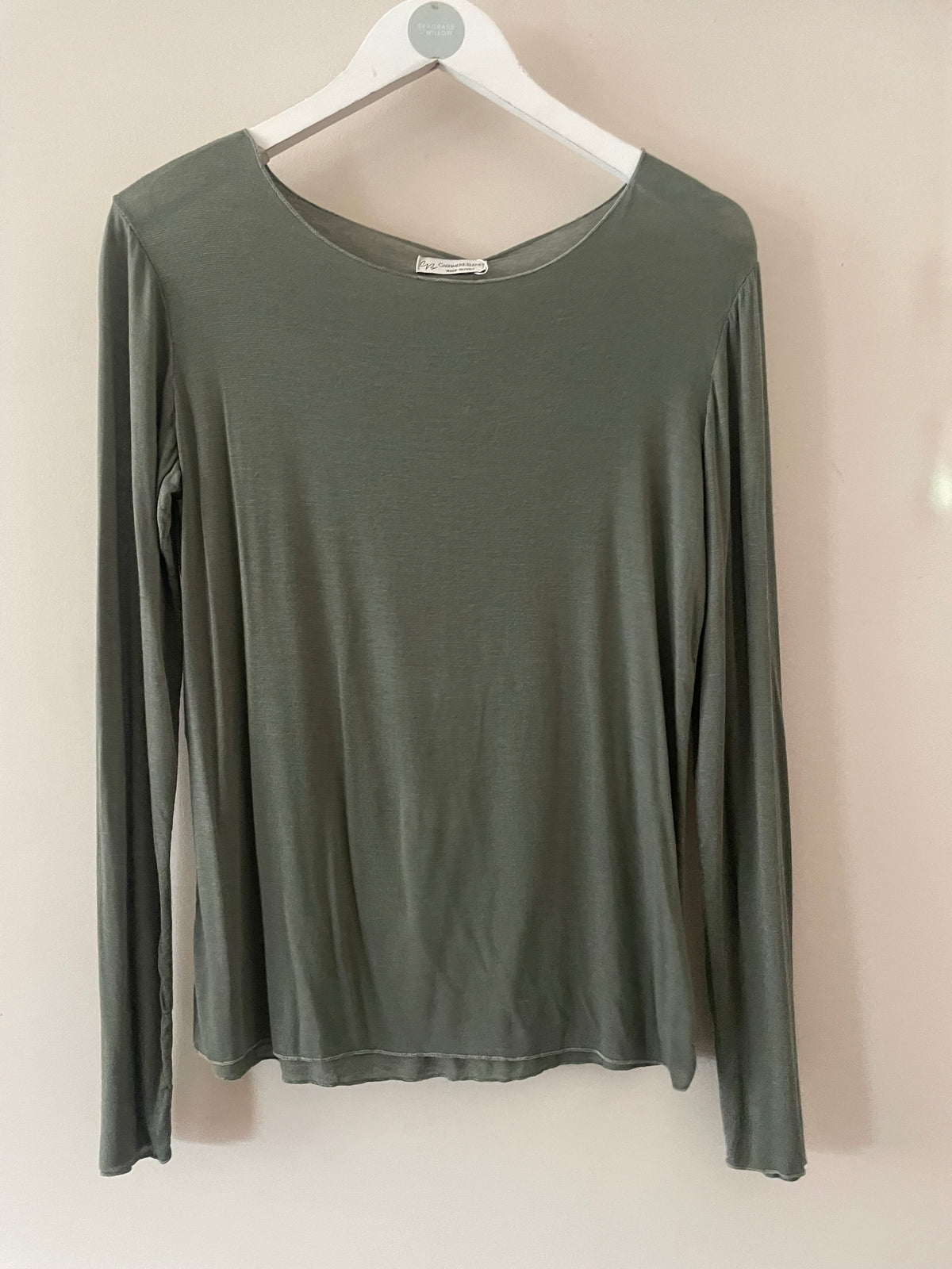 Cashmere Blend Layering Top.