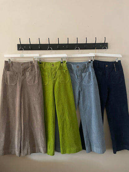Betsy Wide Leg Corduroy Trousers