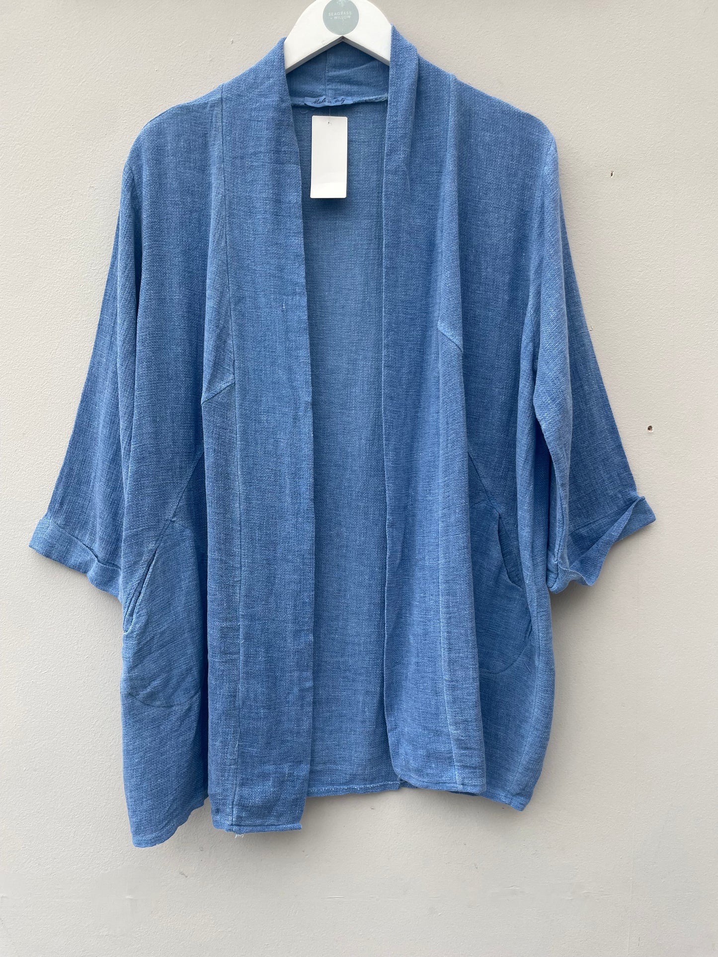 Gaby Washed Linen Cotton Mix Jacket.