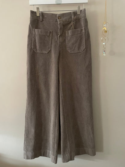 Betsy Wide Leg Corduroy Trousers
