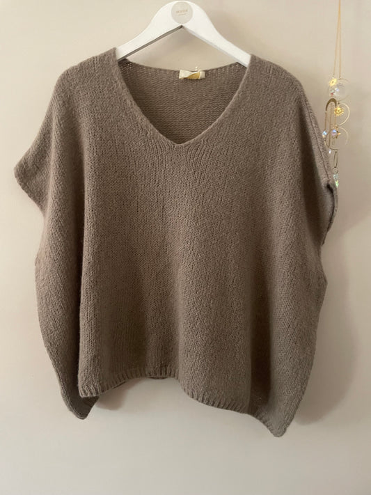 Darcy Oversized Mohair Blend Tank Top.