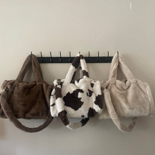 The Trinity Faux Fur Bag.