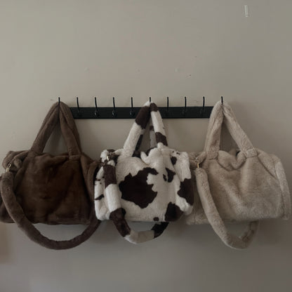The Trinity Faux Fur Bag.