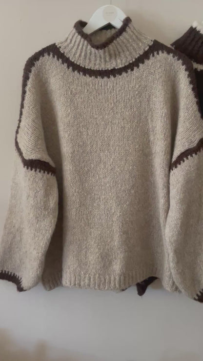 The Molly Overstitched Knit.